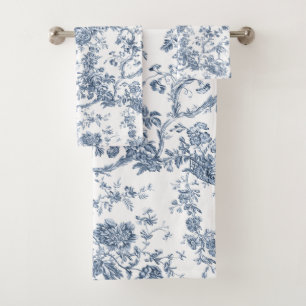 Elegante Vintage francés grabado en toile floral-