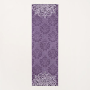 Elegante Violet Oriental Mandala Yoga Mat