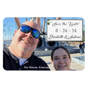 Elegante violeta salva el imán fotográfico flexibl