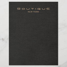 Elegante volante de aspecto de línea negra