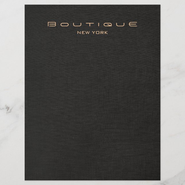 Elegante volante de aspecto de línea negra (Frente)