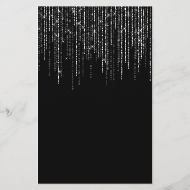 Elegante volante en blanco oscuro (Atrás)