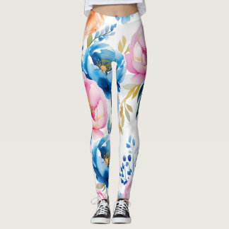 🌸 Elegante Watercolou Floral Leggings - Moda y St