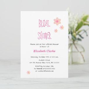 Elegante Y Alegre Invitación A La Ducha Bridal