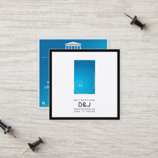 Elegante  y bellísima tarjeta de presentación.