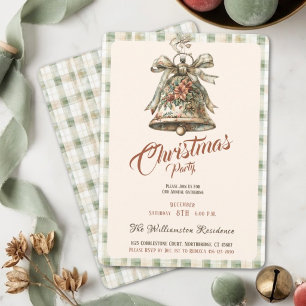 Elegante y Chic Fiesta de Navidad a Cuadros