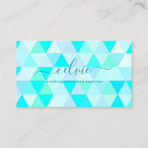 Elegante y colorida tarjeta de visita Minimalista 