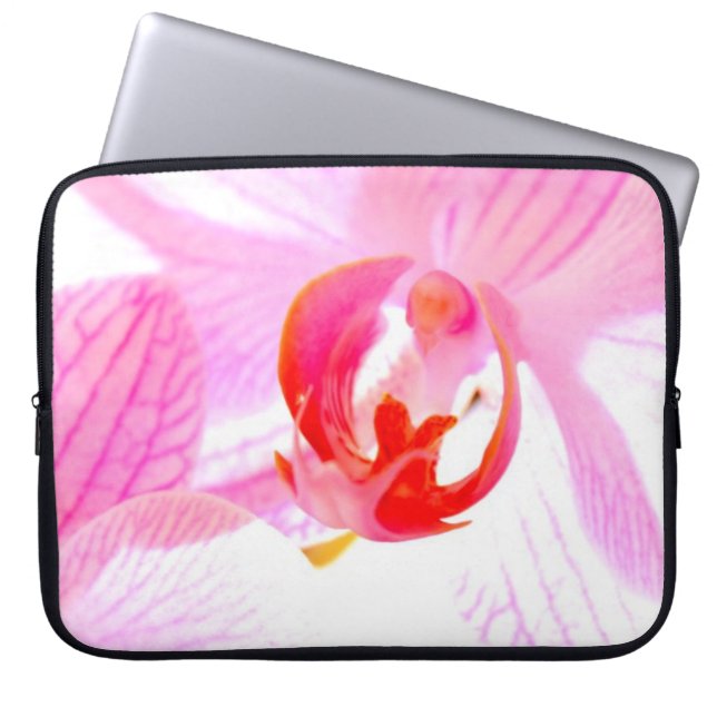 Elegante y de lujo Funda para Portátil Orquídea Ro (Frente)