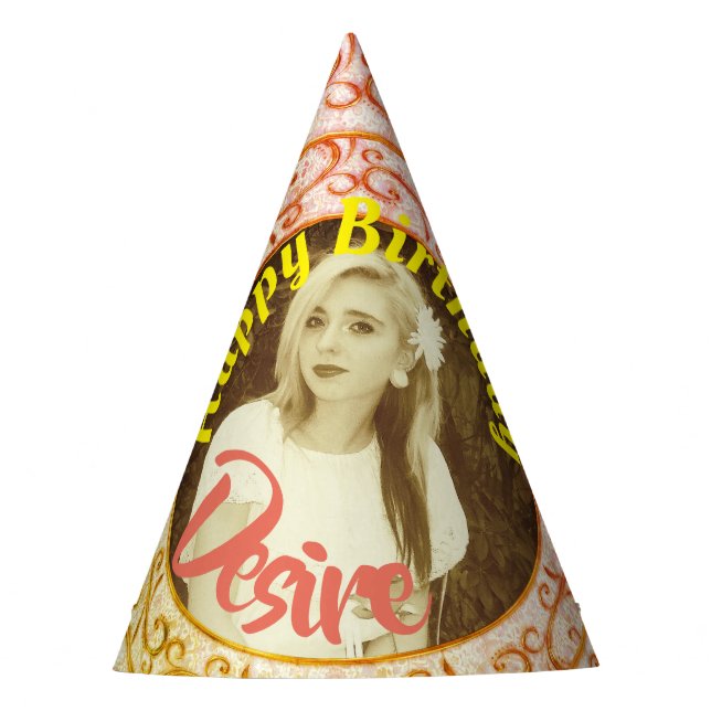 Elegante y divertida foto Insertar Gorra Fiesta  (Anverso)