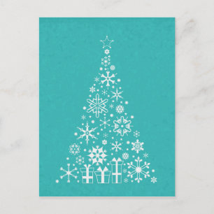 Elegante y elegante árbol de Navidad blanco y verd