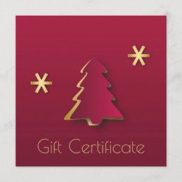 Elegante y elegante árbol de navidad rojo dorado