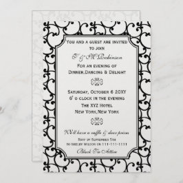 Elegante y elegante invitación a la fiesta corpora