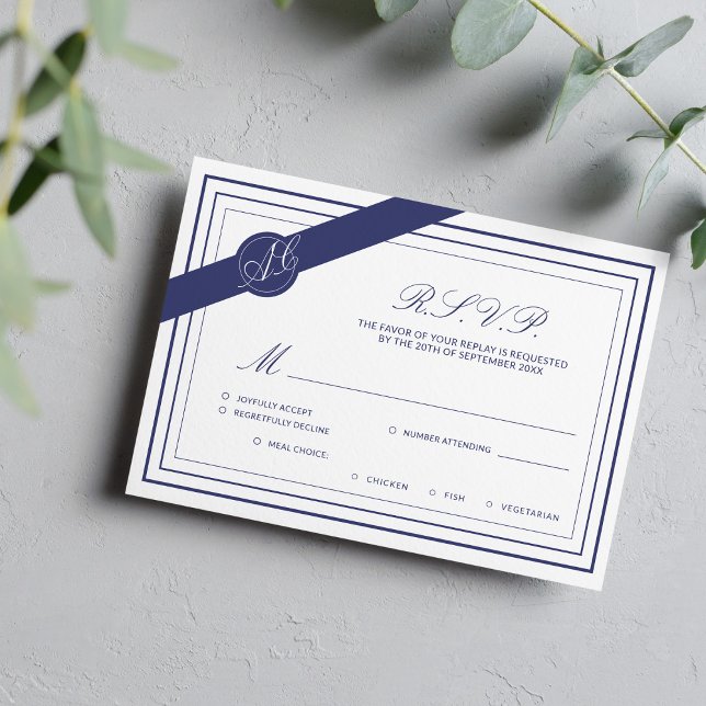 Elegante y elegante menú de boda clásico (Subido por el creador)