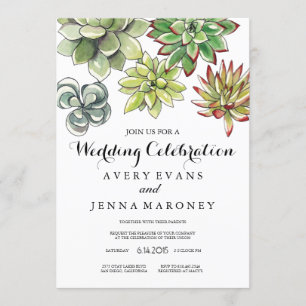 Elegante y exitosa invitación a la boda de arte ve