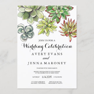 Elegante y exitosa invitación a la boda de arte ve
