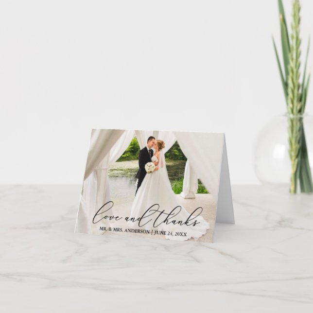 Elegante y hermosa caligrafía Nota de amor (Anverso)