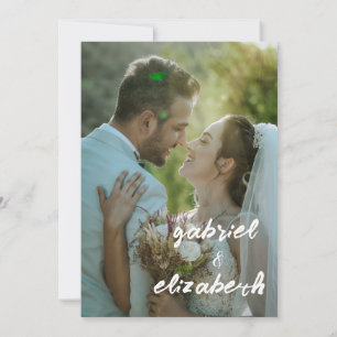 elegante y lujosa invitación a la boda