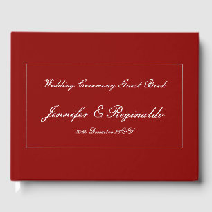 Elegante y Minimalista libro de visitas de la fies