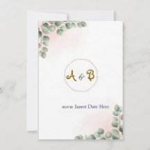 Elegante y moderna invitación a la boda de lujo |