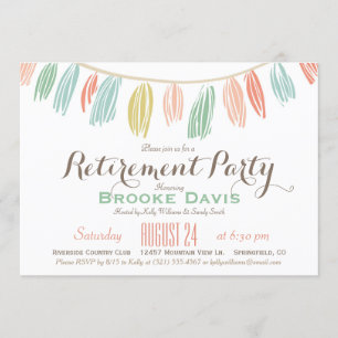 Elegante y moderna invitación al Partido de Jubila