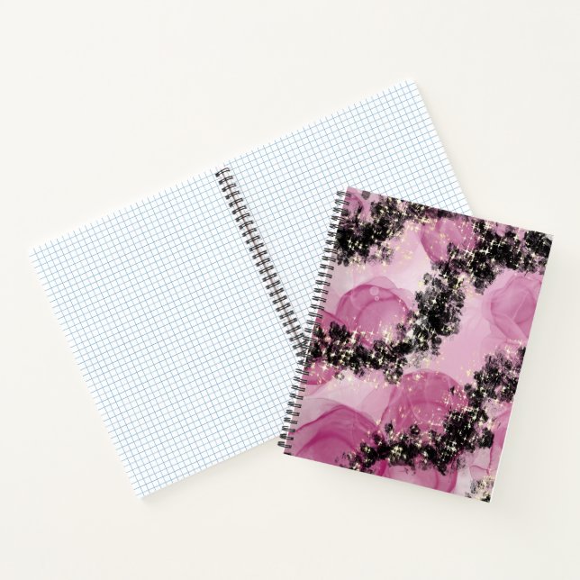 Elegante y moderna portada de libros rosa (Interior)