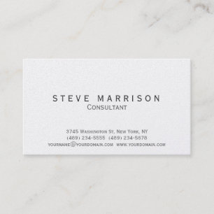 Elegante y moderna tarjeta de visita de un consult