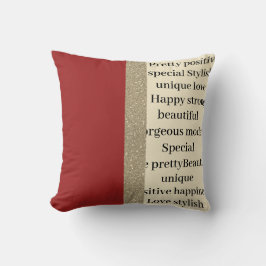 Elegante y moderno cojín único