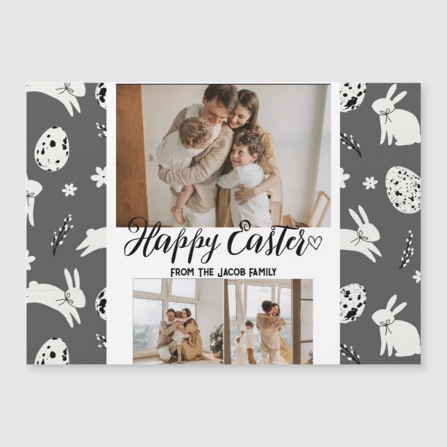 elegante y moderno de Pascua, colección de tres fo (Anverso)