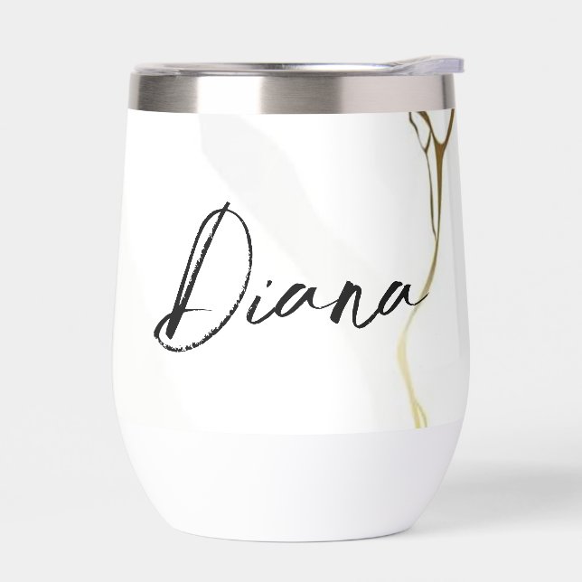 Elegante y moderno nombre personalizado de mármol  (Izquierdo)