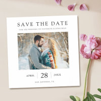 Elegante y moderno salve los imanes de los Bodas d