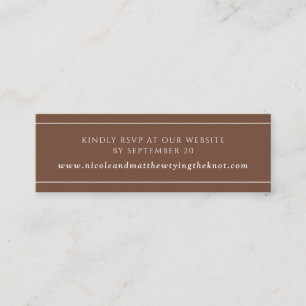 Elegante y moderno sitio web RSVP \ Tarjeta de reg