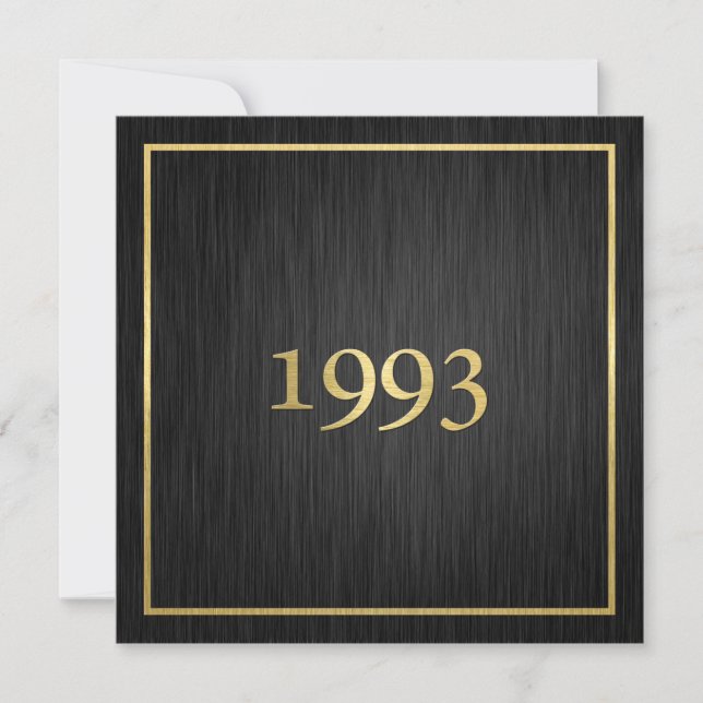 Elegante y personalizado oro metálico 1993 (Anverso)
