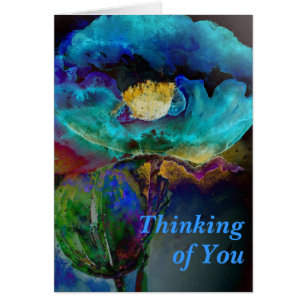 Elegante y romántico cuadro verde azulado de acuar