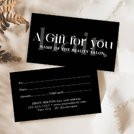 Elegante y simple belleza blanca negra