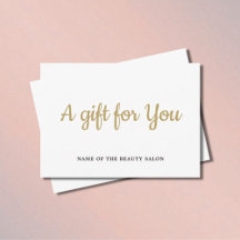 Elegante y simple belleza de oro de imitación blan