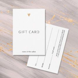 Elegante y simple Faux Gold Hearty Belleza