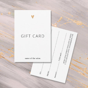 Elegante y simple Faux Gold Hearty Belleza