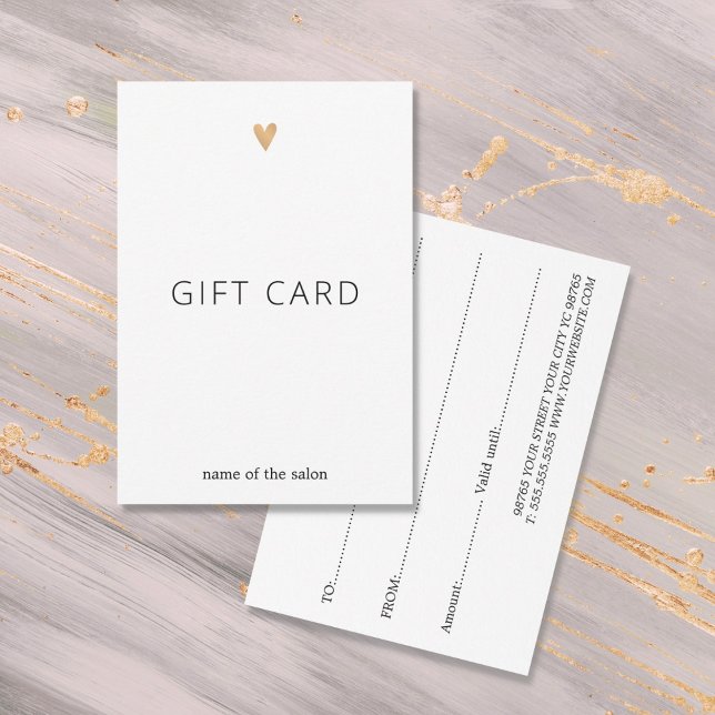 Elegante y simple Faux Gold Hearty Belleza (Subido por el creador)