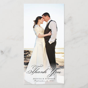 Elegante y simple tarjeta fotográfica 8 x 4