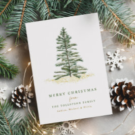 Elegante y simple vacaciones de árbol de Navidad m