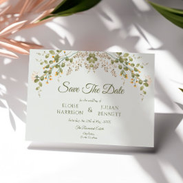 Elegante y verde boda de flores silvestres salva l