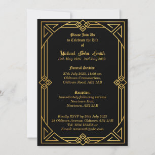 Elegante y vintage invitación Minimalista para con