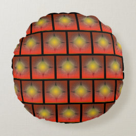 Elegantes almohadas redondas para una decoración c