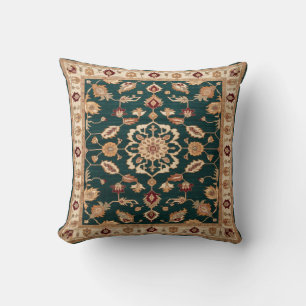Elegantes almohadas verdes de Kilim: Transforme tu