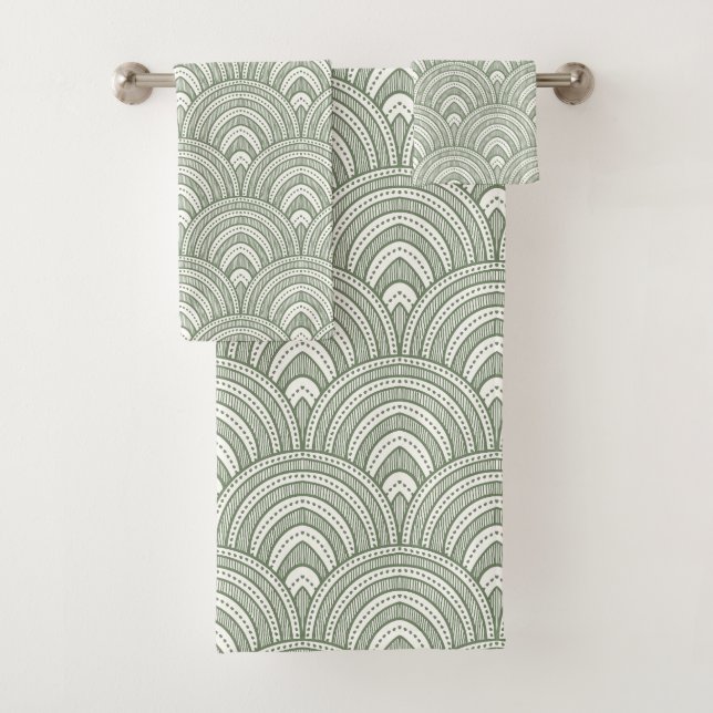 Elegantes arcos verdes de sabio (In situ)