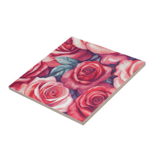 Elegantes Baldosas De Cerámica Rosa Para El Espaci