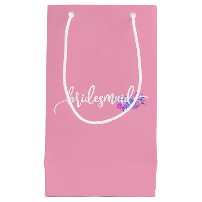 Elegantes Bolsas Regalo para Damas de Honor con Ca (Anverso)