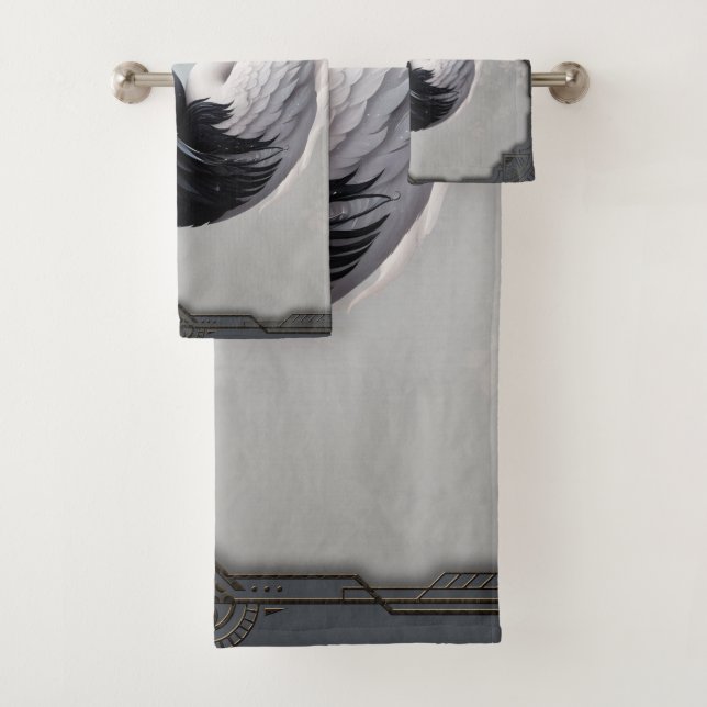 Elegantes cisnes forjando un corazón juntos. (In situ)