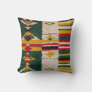 Elegantes Cojines decorativos verdes de Kilim para