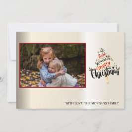 Elegantes copos de nieve de oro, árbol de Navidad,